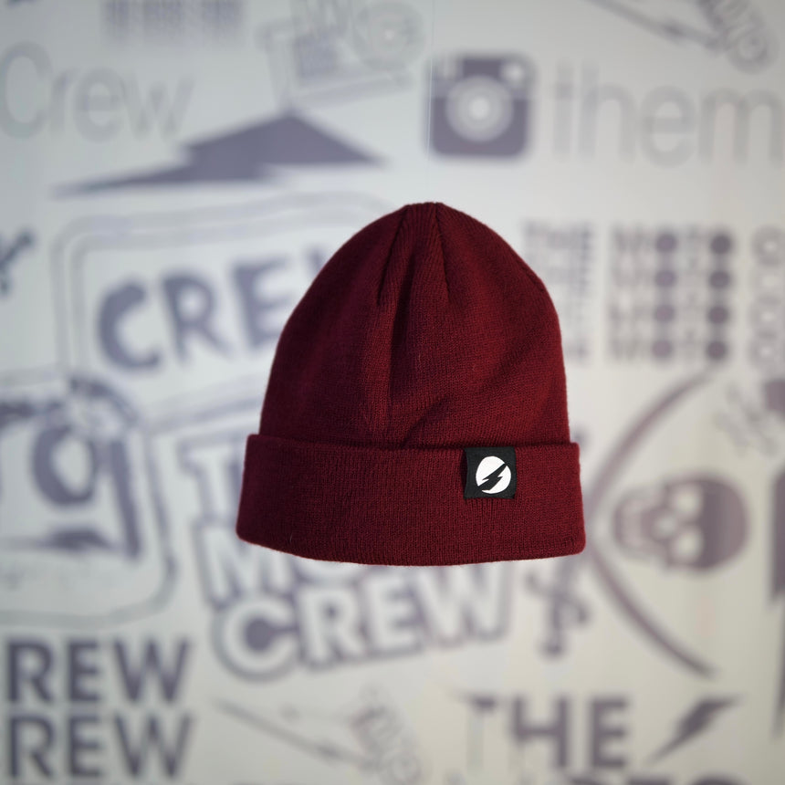 The Moto Crew – Burgundy Beanie