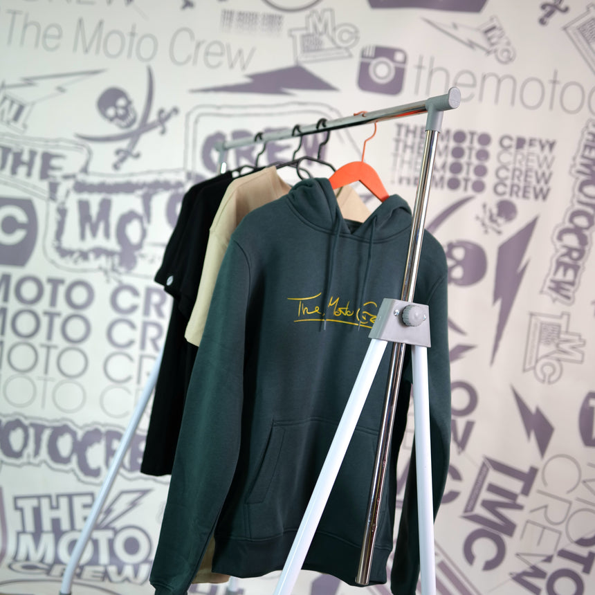 The Moto Crew - Fluffy Hoodie Flow Green