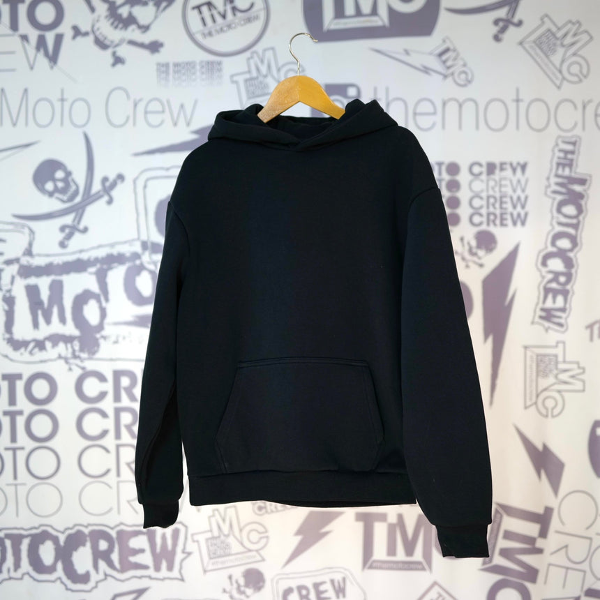 The Moto Crew - Fluffy Hoodie White Stripes 2026 - The Moto Crew