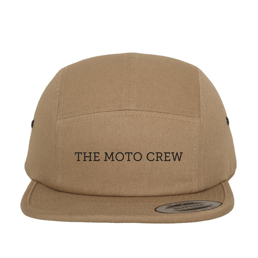 The Moto Crew – Classic Jockey Cap Khaki - The Moto Crew